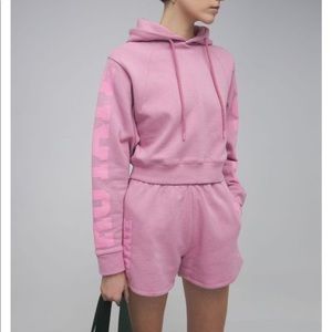 NWT Rotate Birger Christensen hoodie and short set